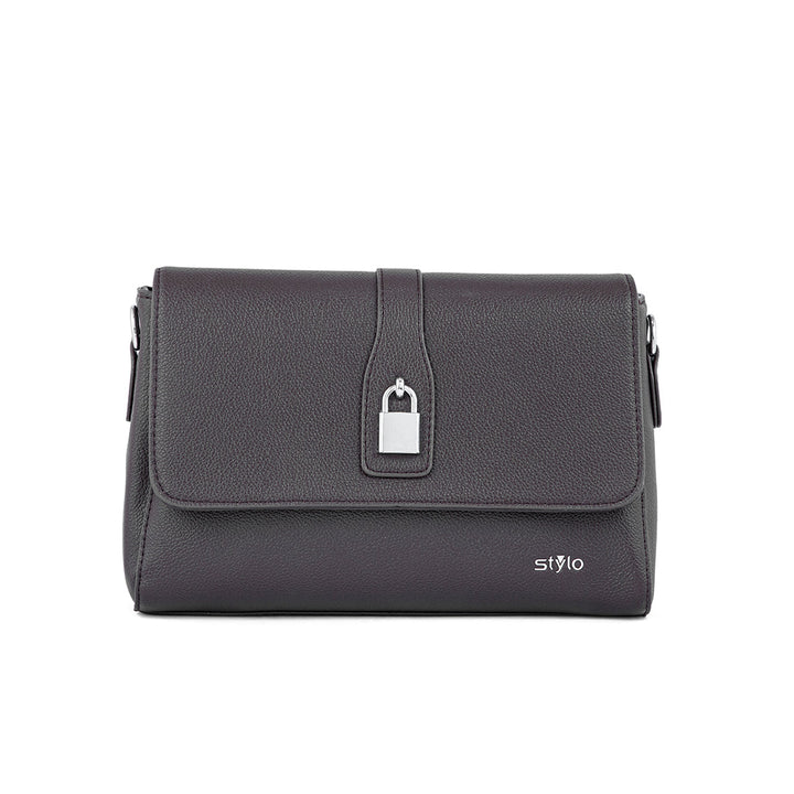 Brown Formal Shoulder Bag P36243