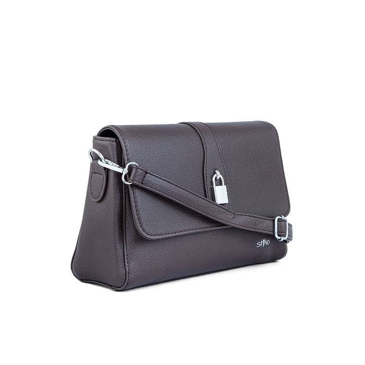 Brown Formal Shoulder Bag P36243