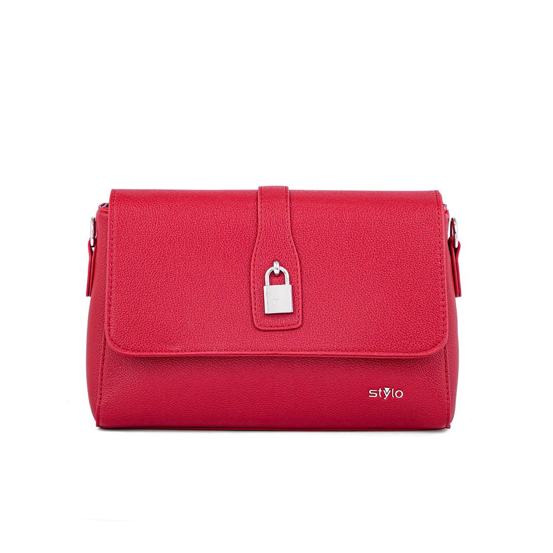 Red Formal Shoulder Bag P36243