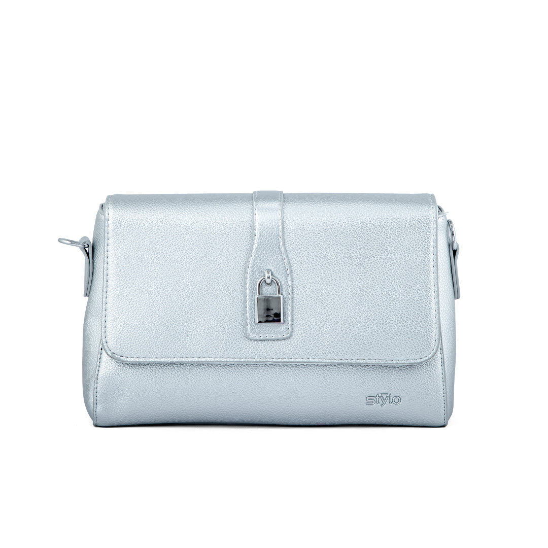 Silver Formal Shoulder Bag P36243