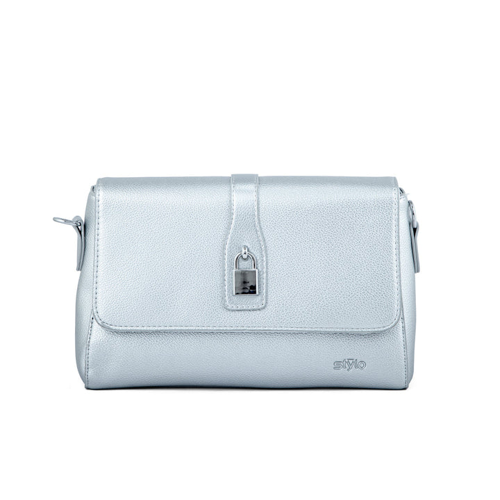 Silver Formal Shoulder Bag P36243