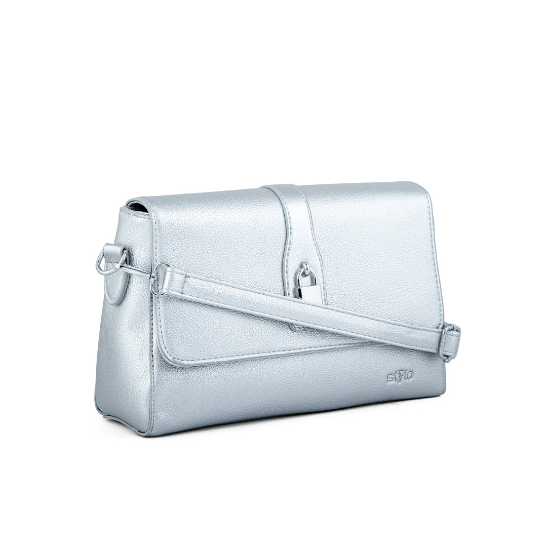 Silver Formal Shoulder Bag P36243