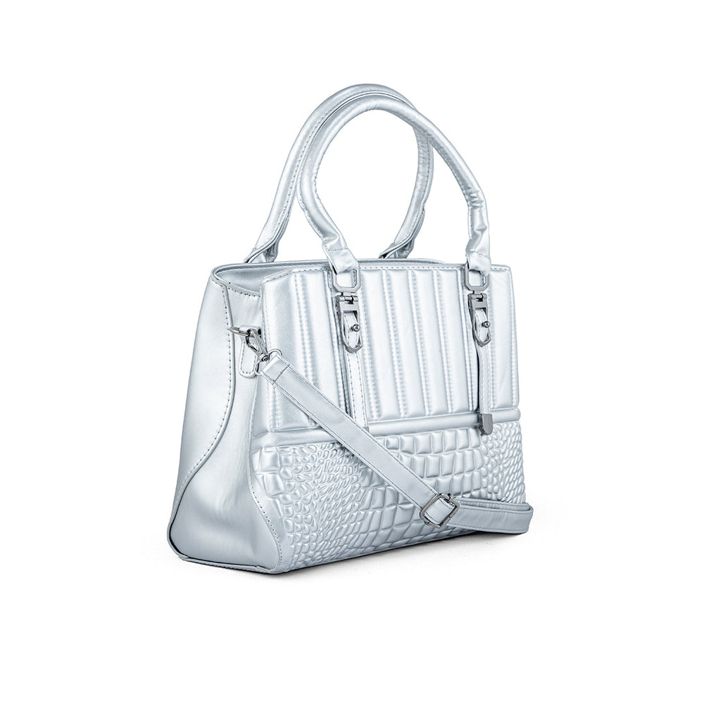 Silver Formal Hand Bag P36244