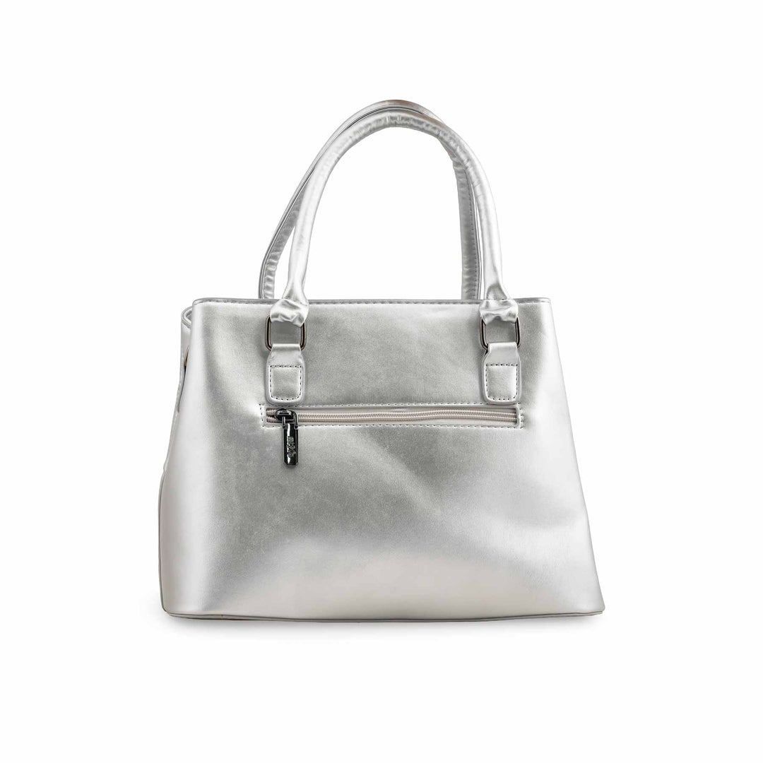 Silver Formal Hand Bag P36245