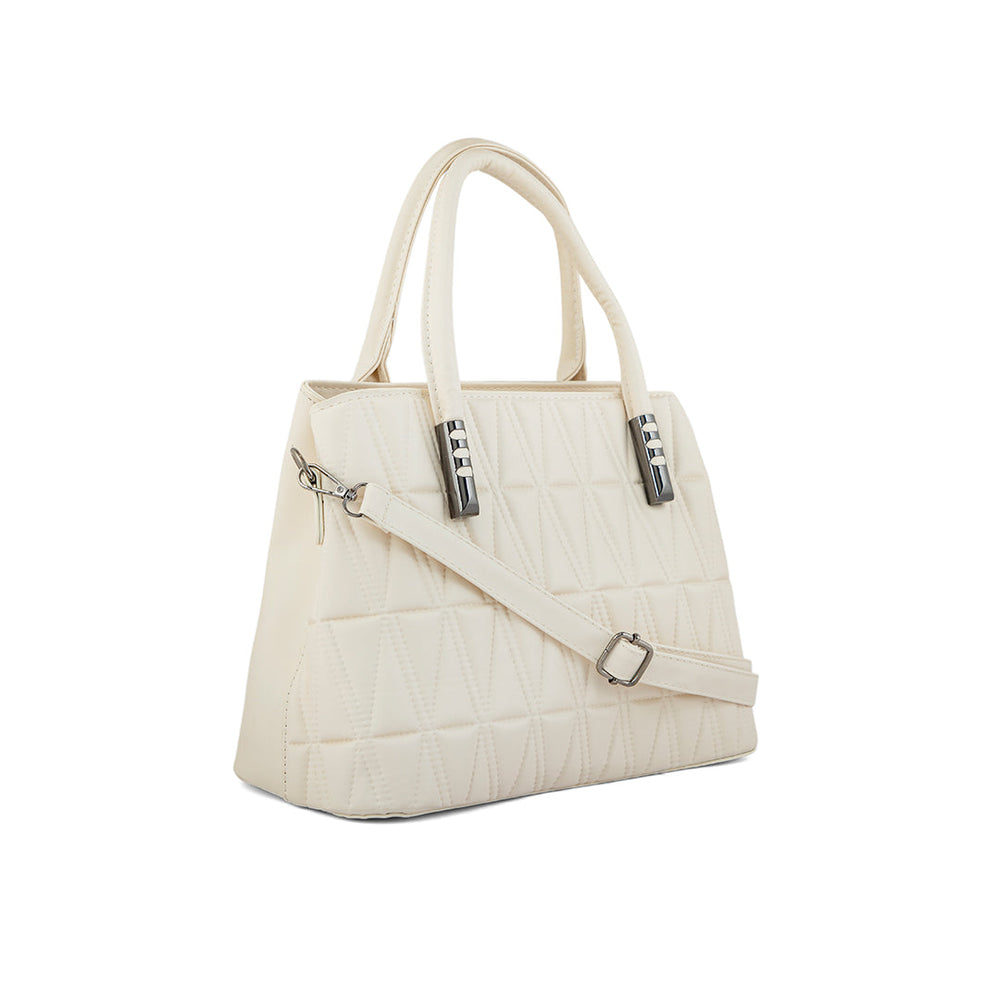 Beige Formal Hand Bag P36245