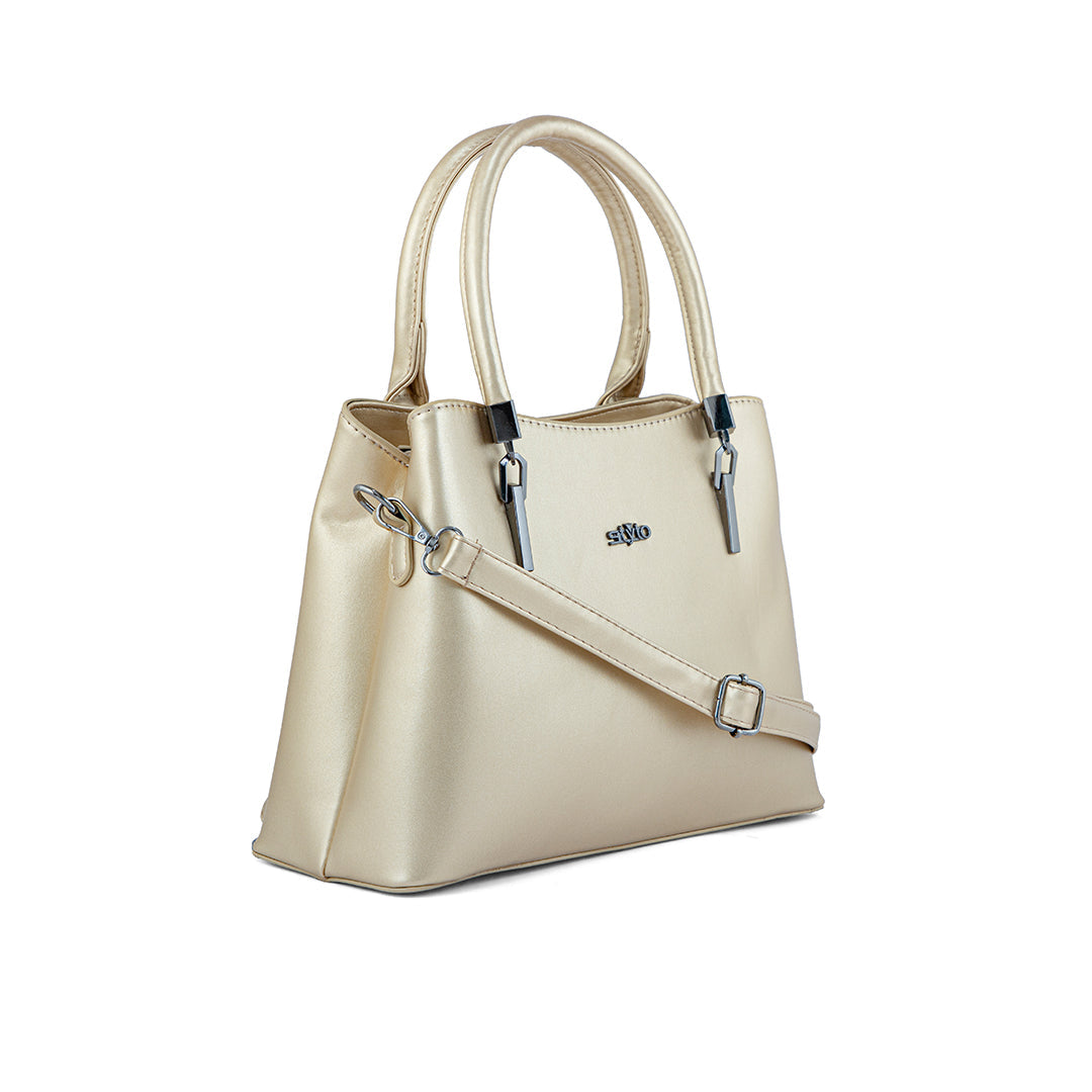 Golden Formal Hand Bag P36247