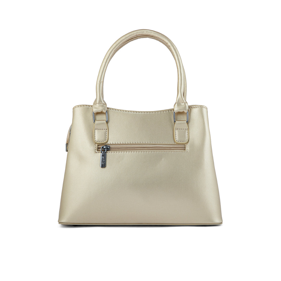 Golden Formal Hand Bag P36247