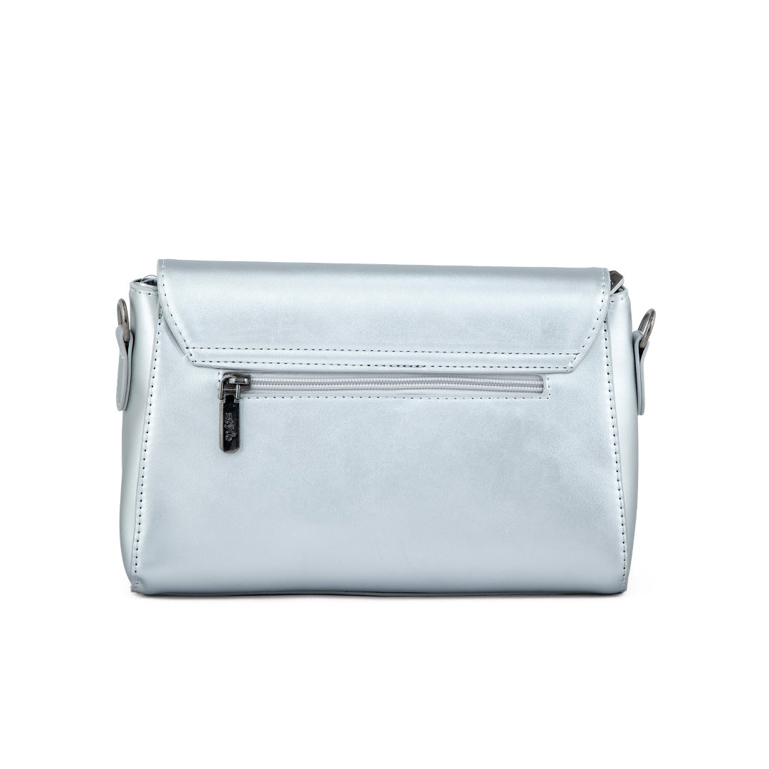 Silver Formal Hand Bag P36251