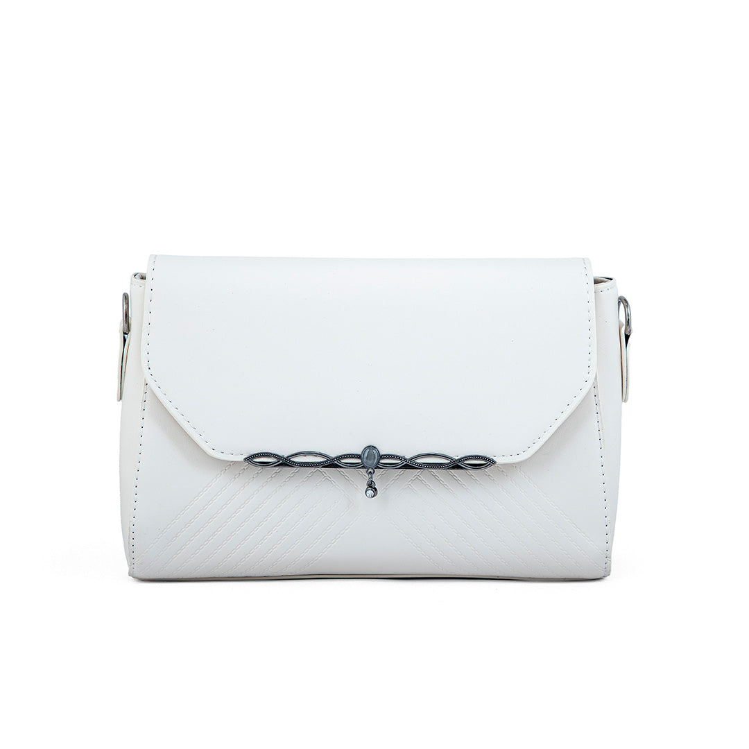 Beige Formal Shoulder Bag P36251