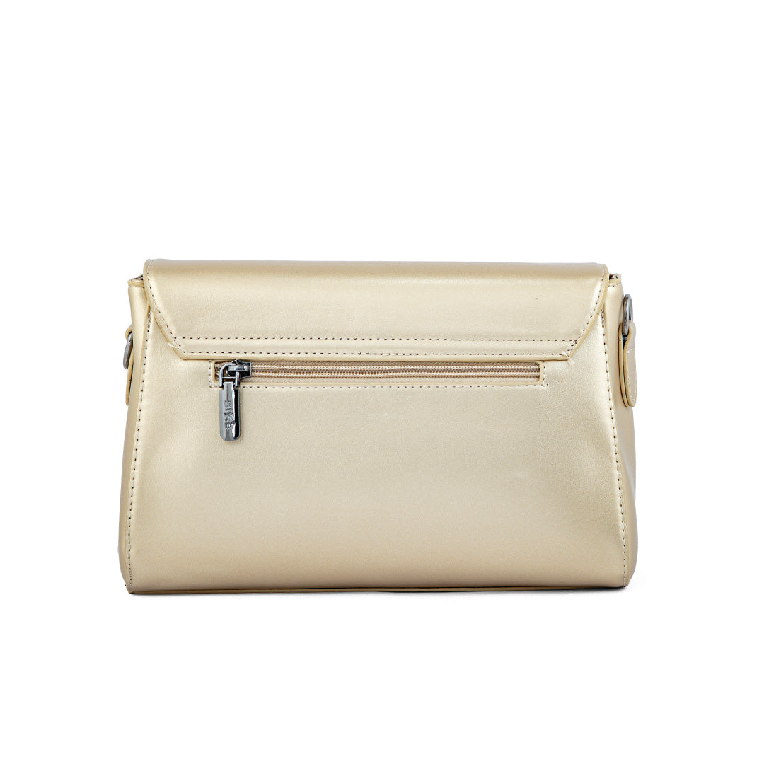 Golden Formal Hand Bag P36252