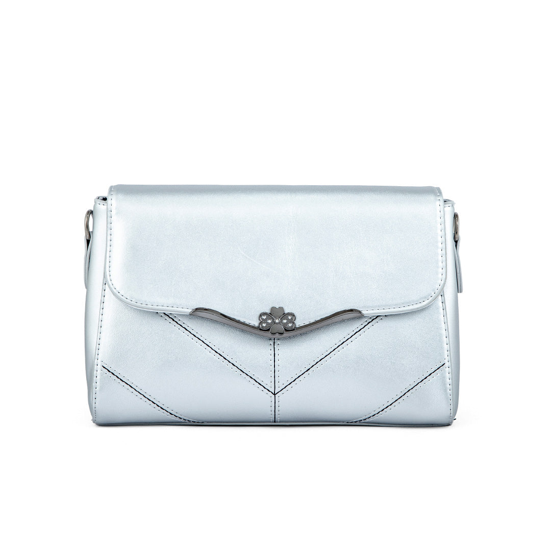 Silver Formal Hand Bag P36252
