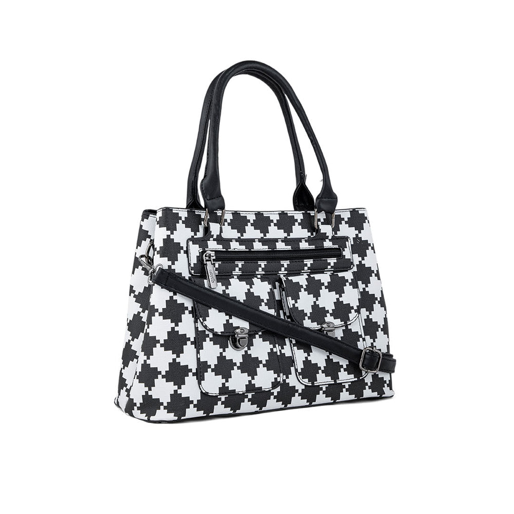 White Formal Hand Bag P36276