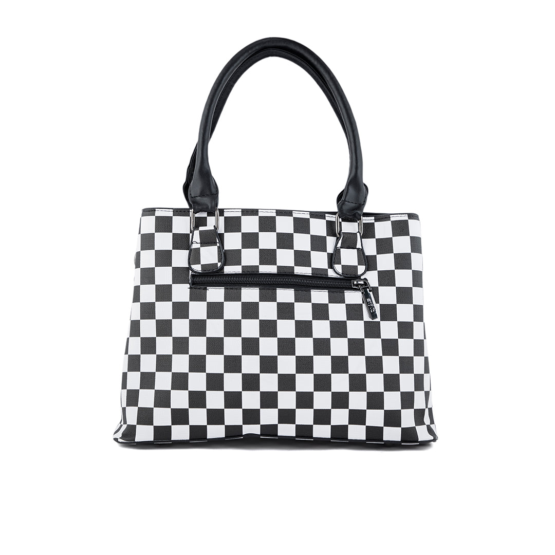 Blkwht Formal Hand Bag P36276