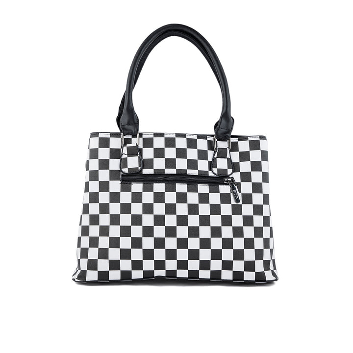 Blkwht Formal Hand Bag P36276