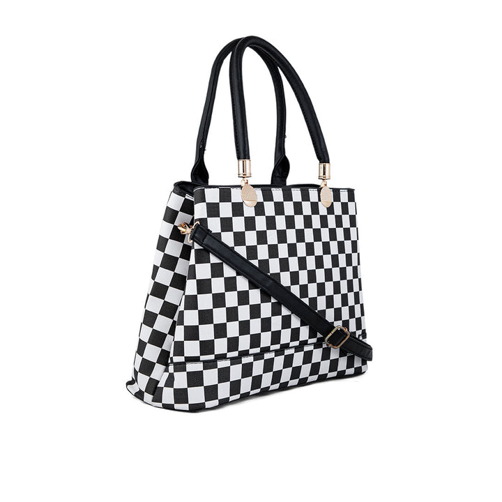 Blkwht Formal Hand Bag P36278