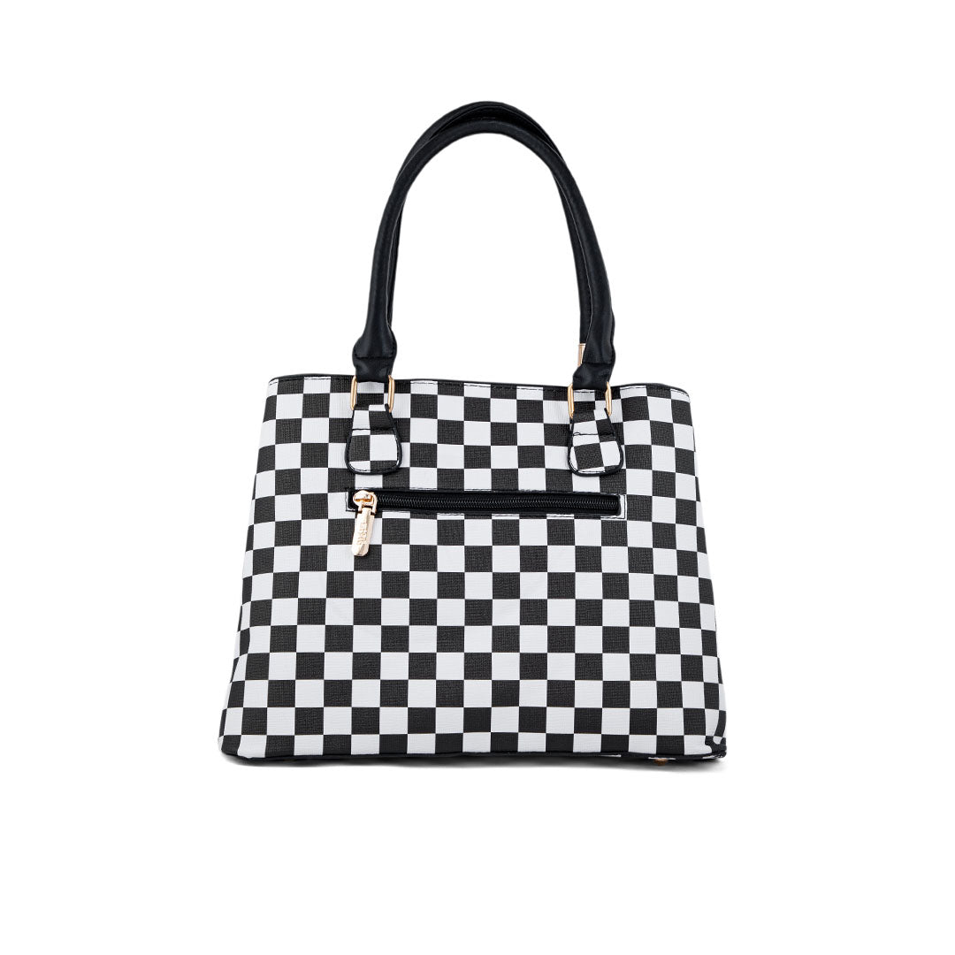 Blkwht Formal Hand Bag P36278