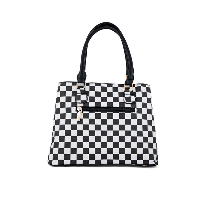 Blkwht Formal Hand Bag P36278
