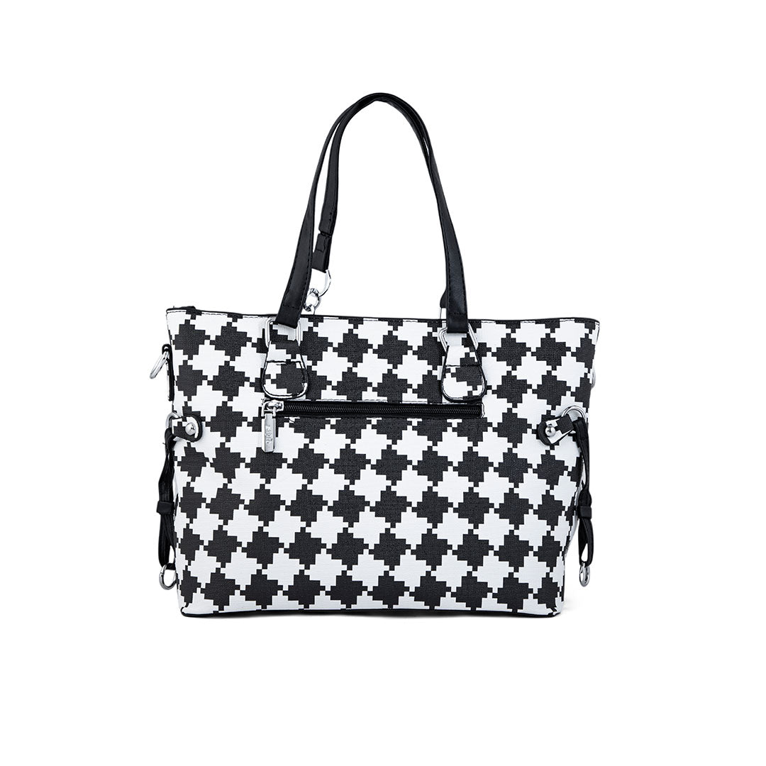 White Formal Hand Bag P36279