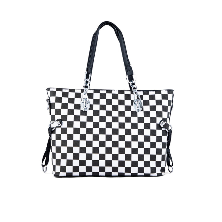 Blkwht Formal Hand Bag P36279