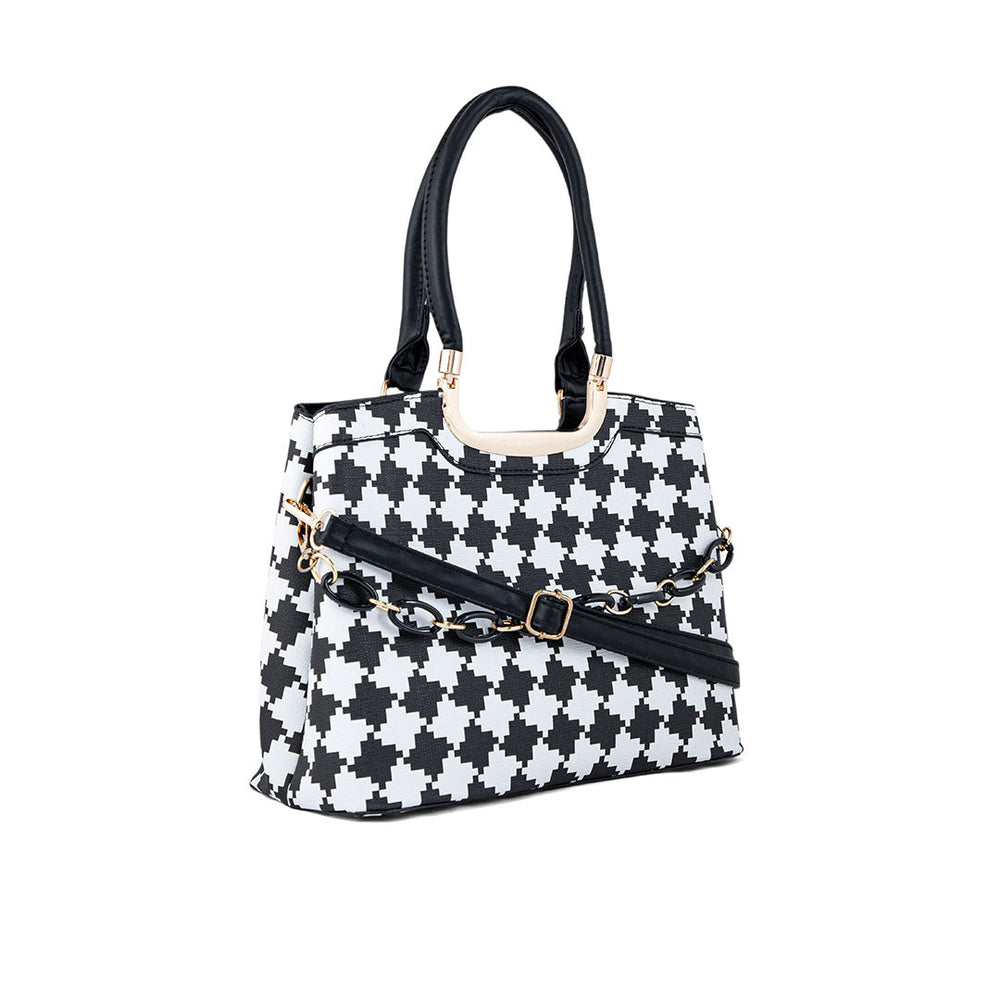 White Formal Hand Bag P36280