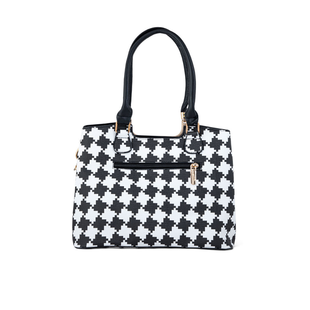 White Formal Hand Bag P36280