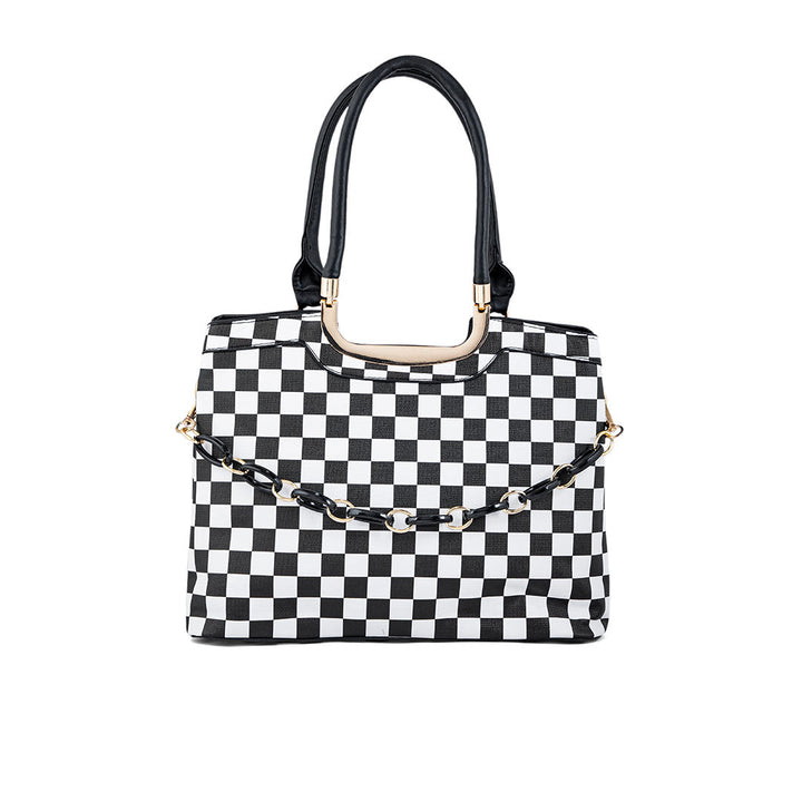 Blkwht Formal Hand Bag P36280