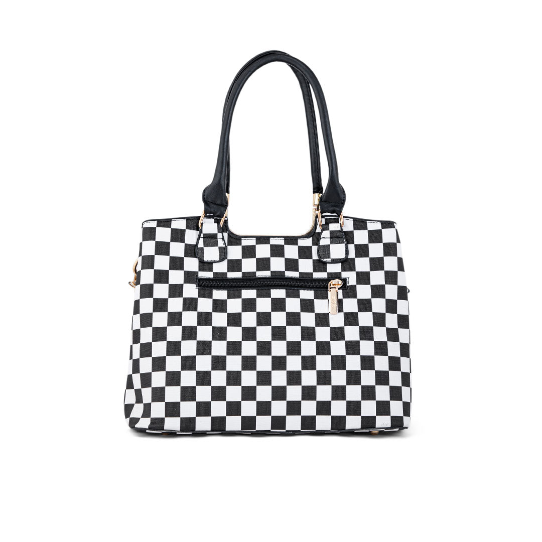Blkwht Formal Hand Bag P36280