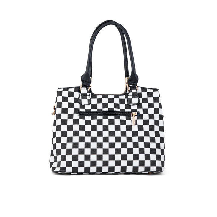 Blkwht Formal Hand Bag P36280
