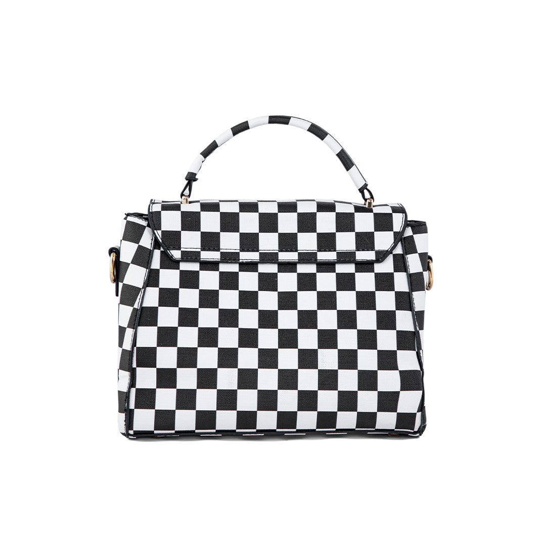 Blkwht Formal Hand Bag P36281
