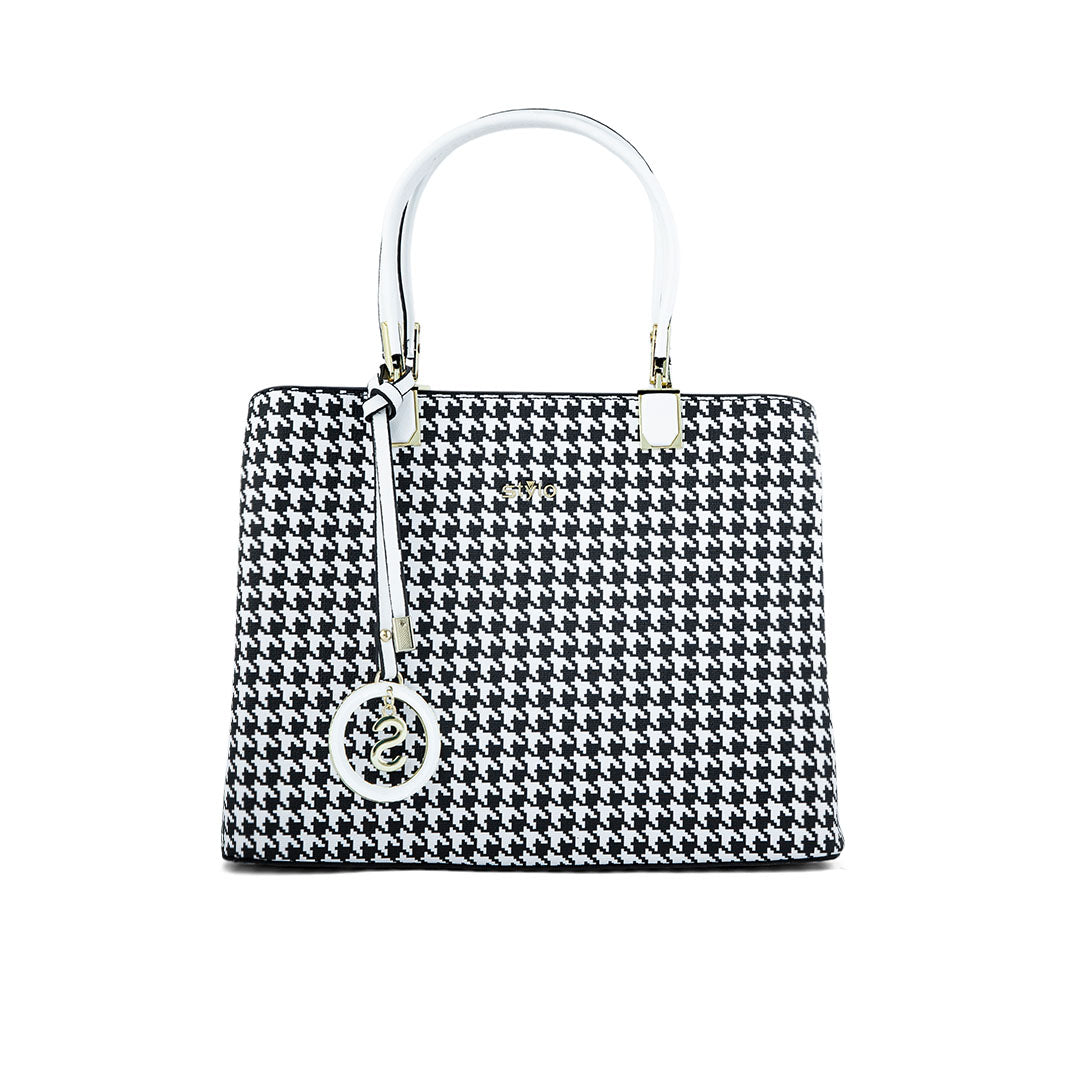 White Formal Hand Bag P36284