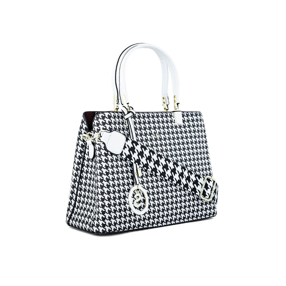 White Formal Hand Bag P36284