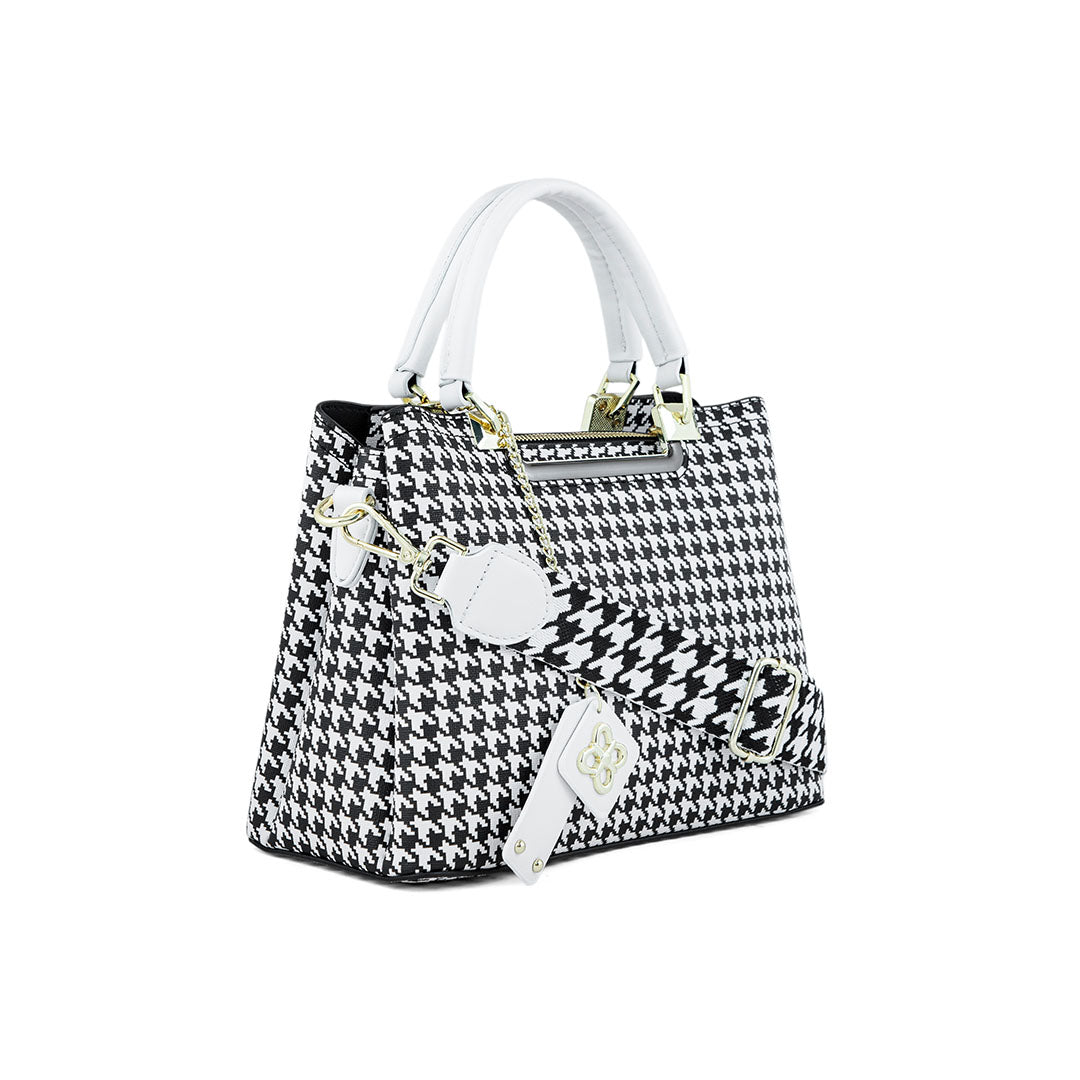 White Formal Hand Bag P36286