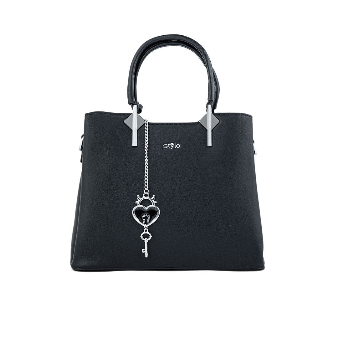 Black Formal Hand Bag P36288