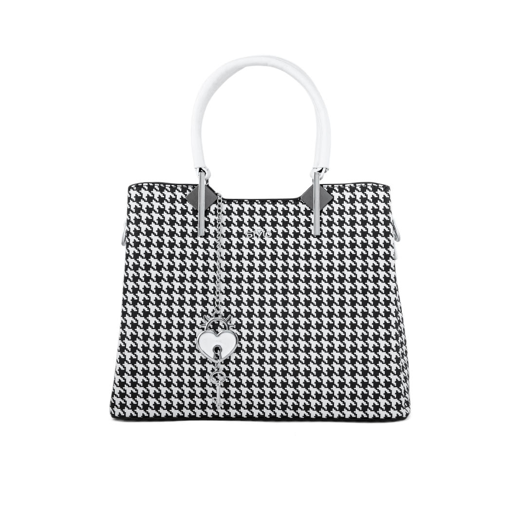 White Formal Hand Bag P36288