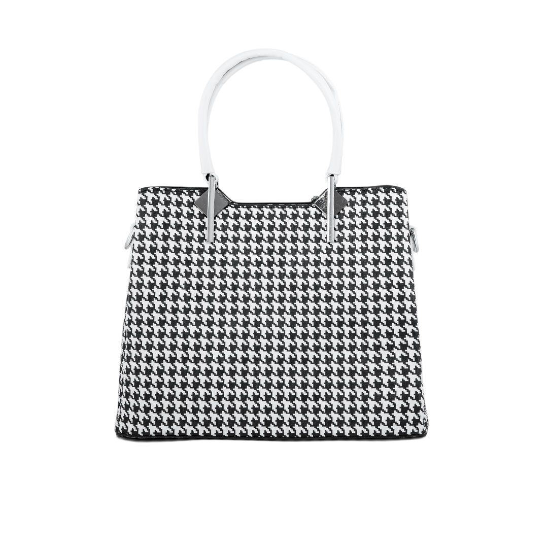 White Formal Hand Bag P36288