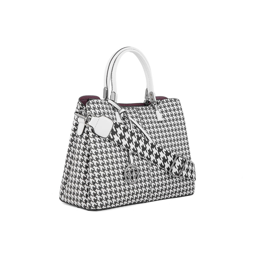 White Formal Hand Bag P36291