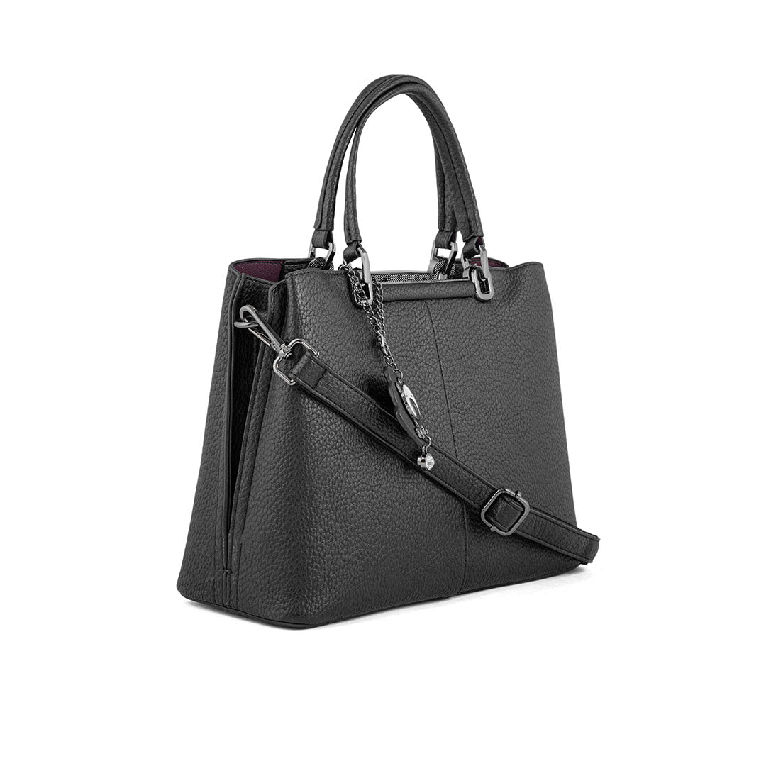 Black Formal Hand Bag P36293