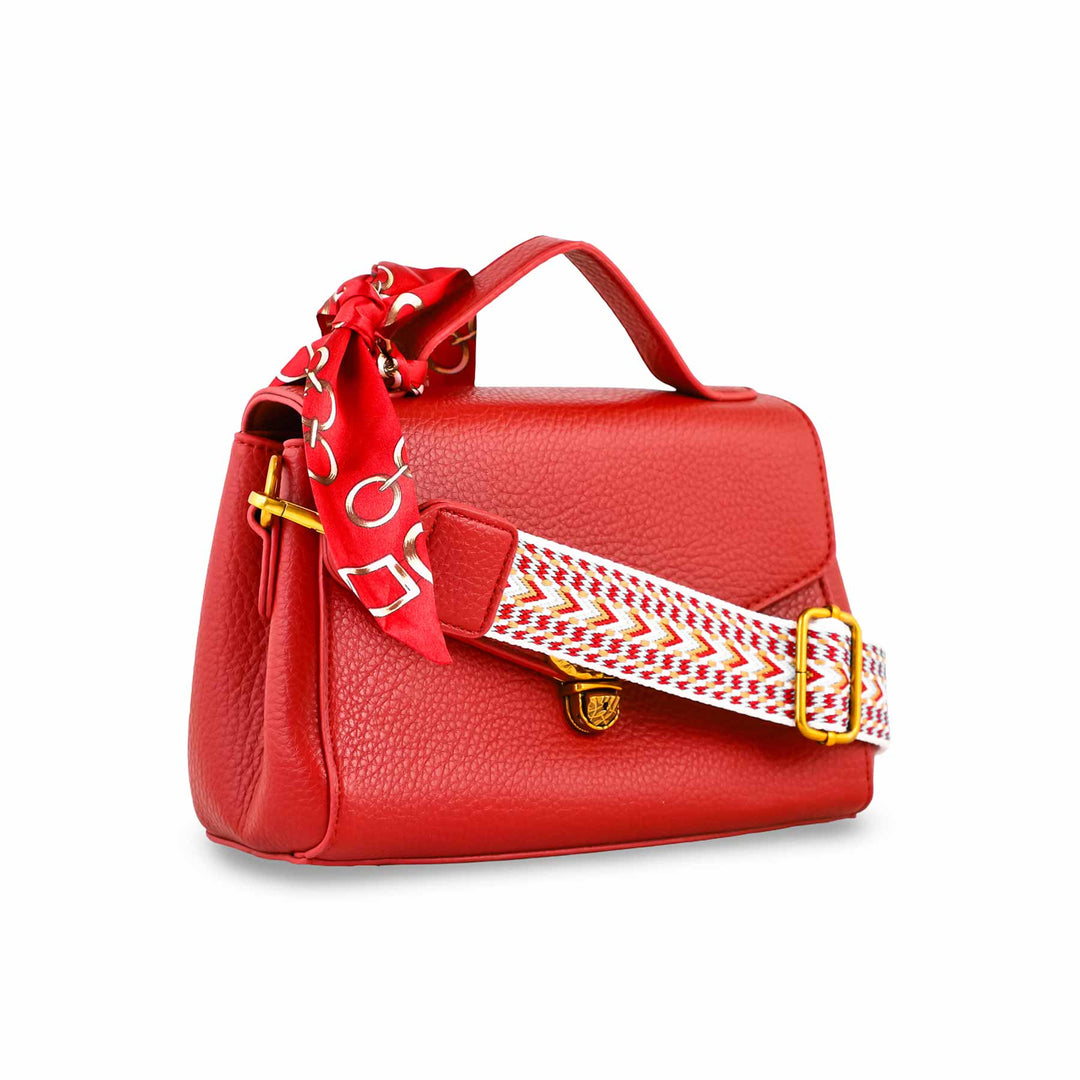 Red Formal Shoulder Bag P36298