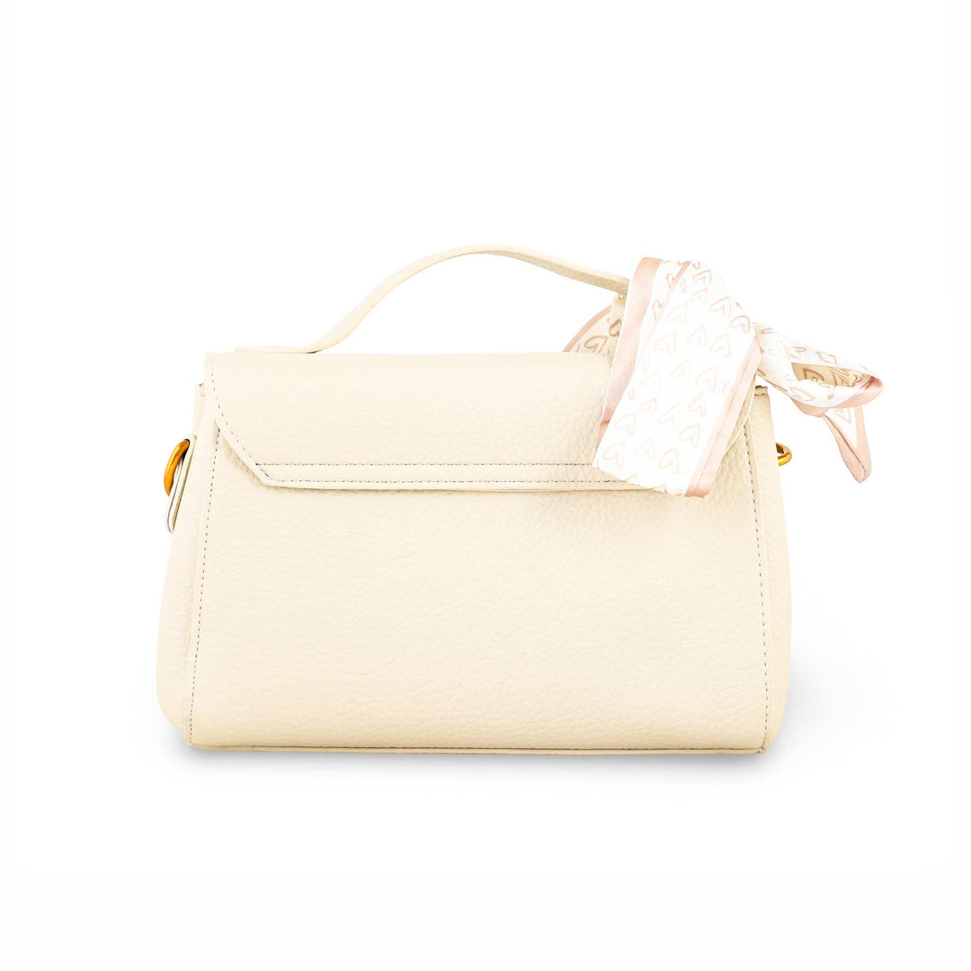 Beige Formal Shoulder Bag P36298
