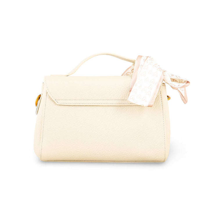 Beige Formal Shoulder Bag P36298