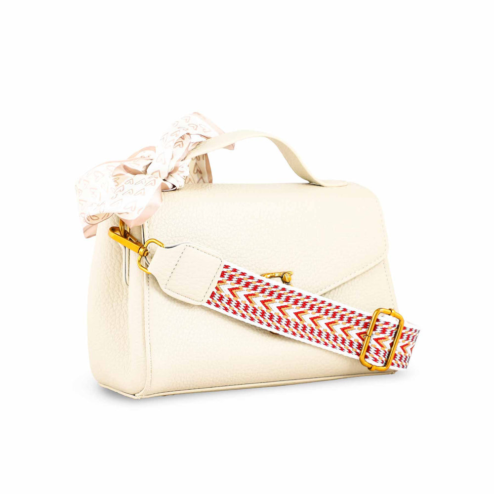 Beige Formal Shoulder Bag P36298