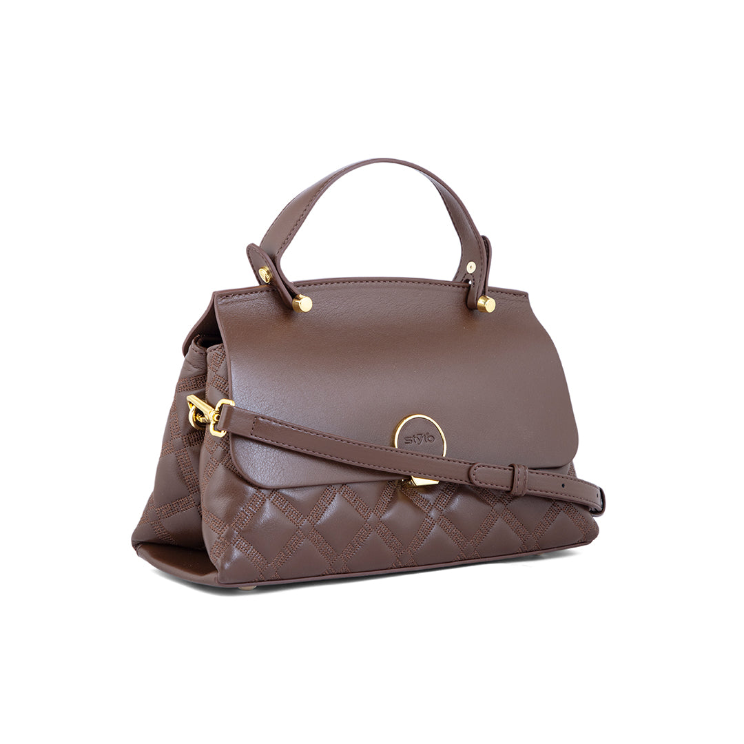 Brown Formal Shoulder Bag P36339