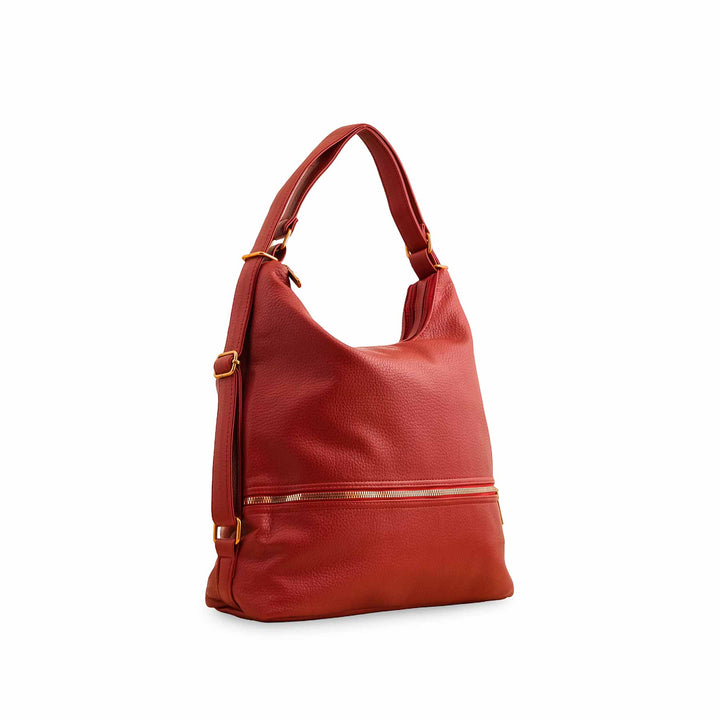 Red Formal Shoulder Bag For Women P36356