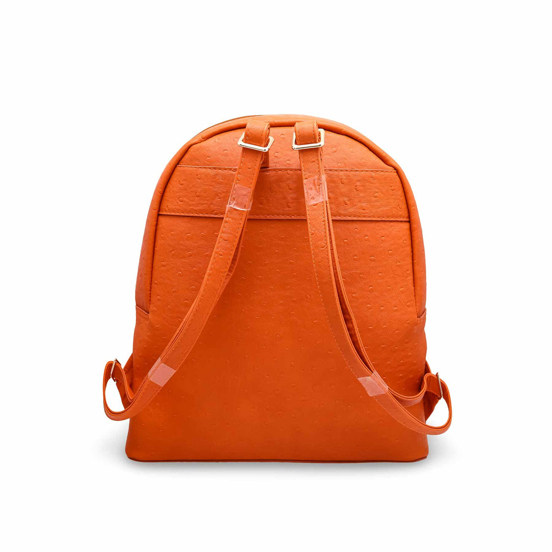 Orange Casual Back Pack P47441