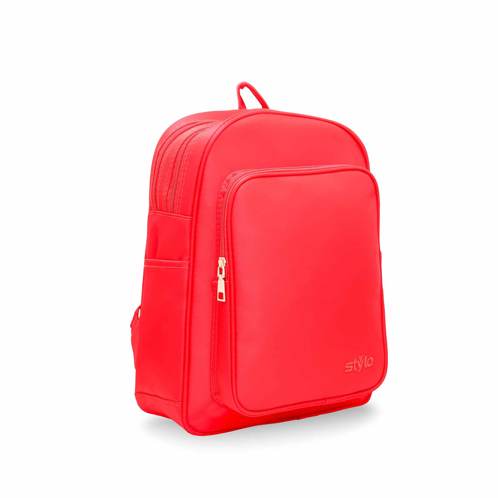 Red Casual Back Pack P47442