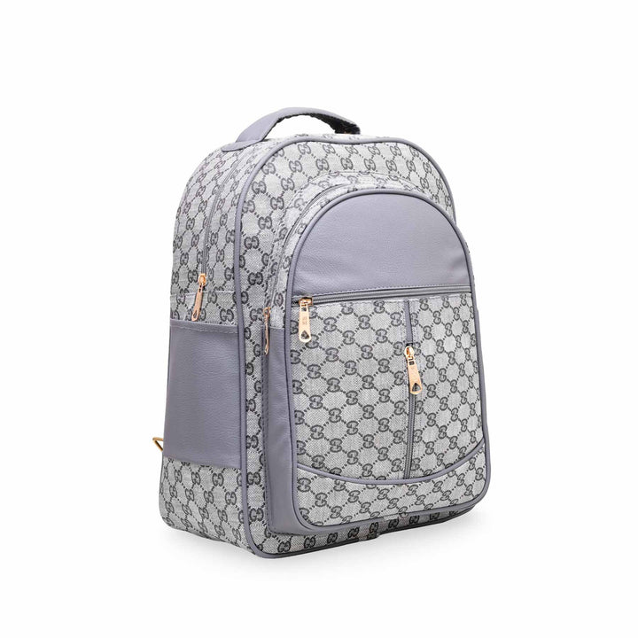 Grey Casual Back Pack P47446