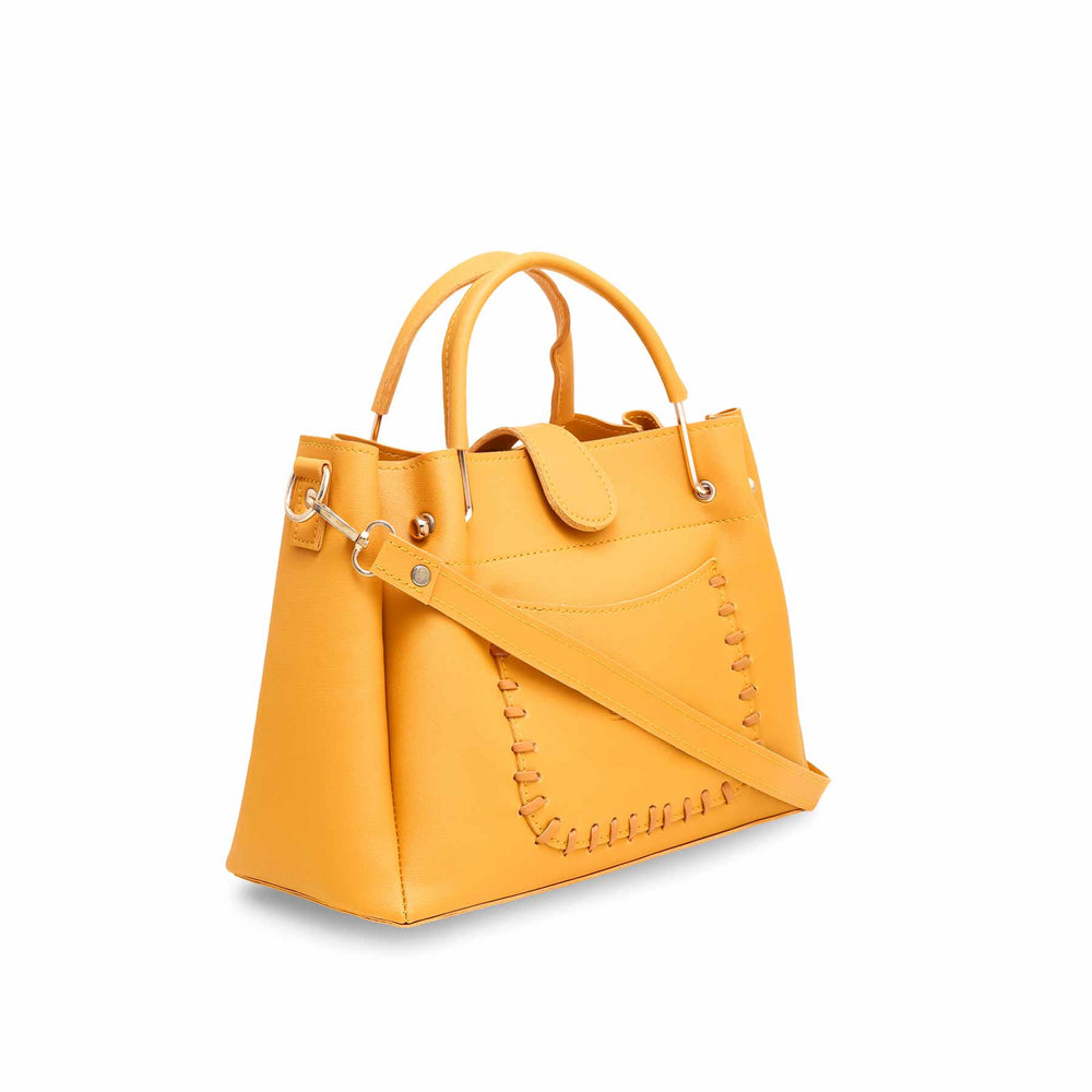 Yellow Formal Hand Bag P53395