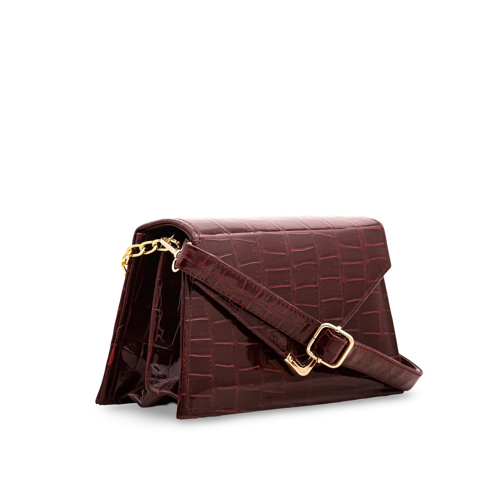 Maroon Casual Shoulder Bag P54122