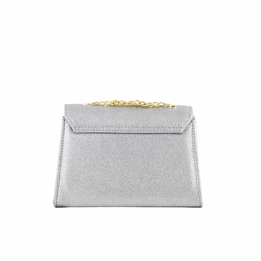 Silver Casual Shoulder Bag For Women P54163
