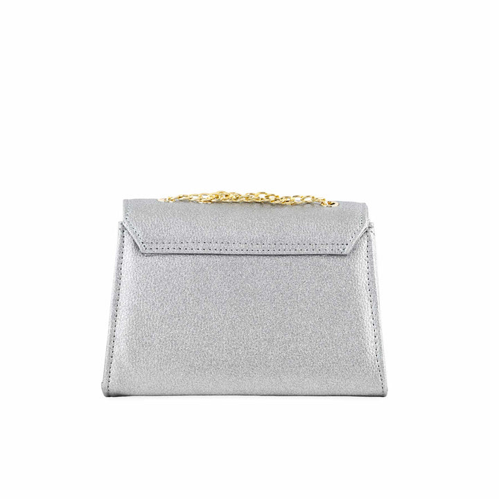 Silver Casual Shoulder Bag For Women P54163